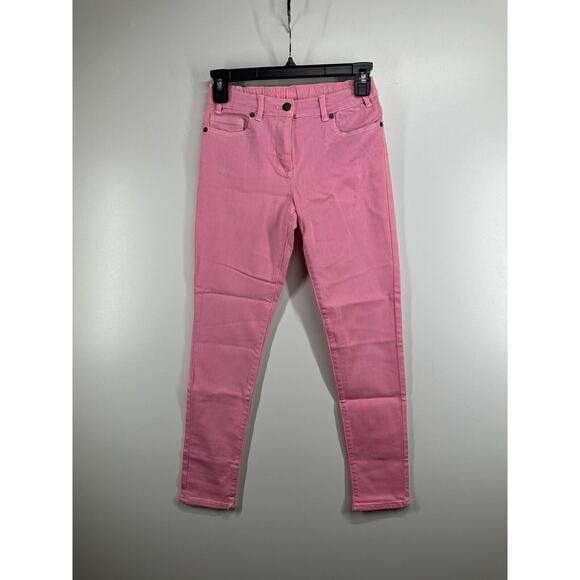 Look By Crewcuts Adjustable Waist Skinny Jeans Pants - Pink New No Tags - Picture 1 of 8